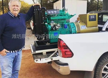 海外客户订购50kw发电机组