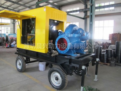 防雨罩拖车水泵机组