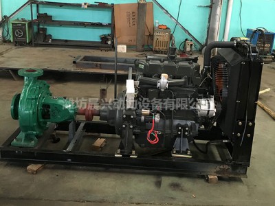 50KW柴油机水泵机组 潍柴系列R4105AP柴油机 IS125-100-400B水泵