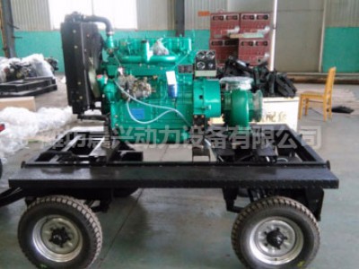 30KW柴油水泵机组HW150-12混流泵K4100D柴油机直连