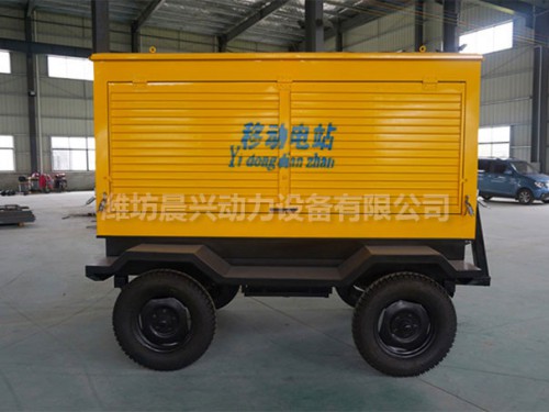 150KW移动拖车发电机组